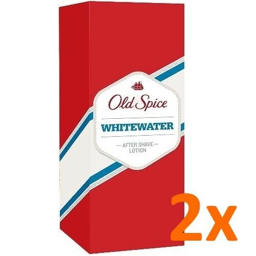 Old Spice Whitewater After Shave Lotion 100ml pack of 2