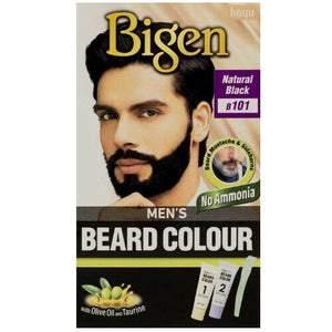 BIGEN Men's Beard Colour Bart & Schnurrbart Creme Farbe Natur Schwarz B101