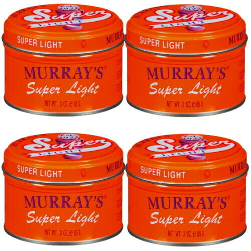 Murray´s Super Light Haar Styling Hair Dressing Pomade Haarwachs Haarwax 85g 4x