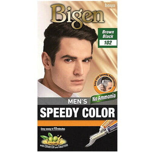 BIGEN Men's Speedy Colour Creme Haarfarbe Haarfärbemittel Schwarzbraun 102