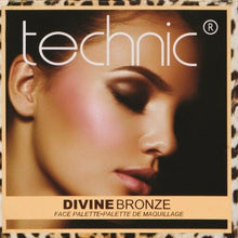 Laden Sie das Bild in den Galerie-Viewer, Technic Divine Bronze Contour Bronzing &amp; Highlight Palette
