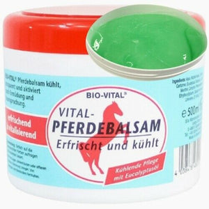 Pferdebalsam Pferdesalbe Salbe Balsam Gel Sportgel kühlend 500ml Bio-Vital