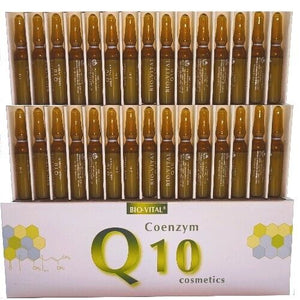 BIO-VITAL Coenzym Q10 Ampullen für Hals, Gesicht Dekolletee Anti-Aging 30x 2ml