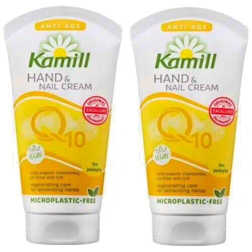 Kamill Hand &amp; Nail Cream Q10 Coenzyme Anti-Aging Care Hand Cream 75ml 2 Pack