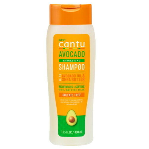 Cantu Avocado Öl Shea Butter Hydrating Sulfatfreies Pflege Shampoo 400ml