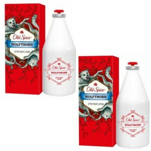 Old Spice WOLFTHORN After Shave Lotion 100ml 2er Pack