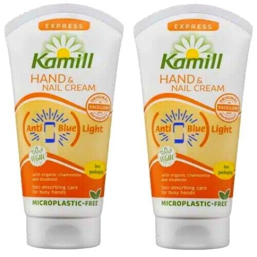 Kamill Hand & Nagelcreme EXPRESS Anti-Blue Light  Pflege Handcreme 75ml 2er Pack