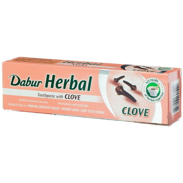 Dabur Clove Toothpaste ayurvedische Kräuter zahnpasta mit Nelken extrakt 100ml