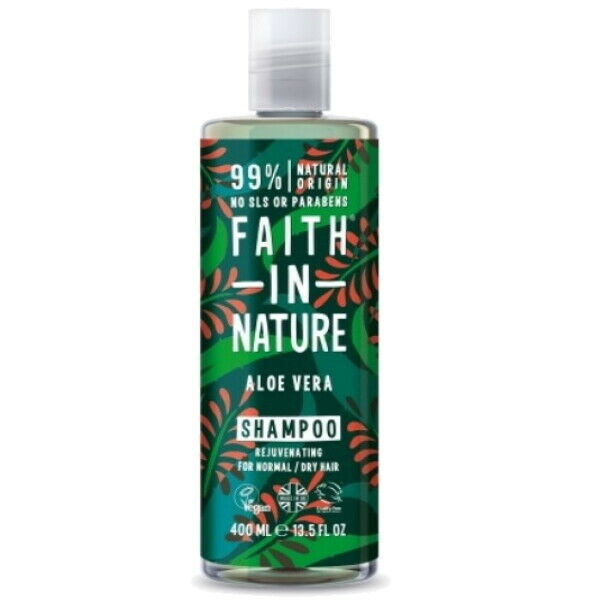 Faith in Nature Aloe Vera Shampoo VEGAN Parabenfrei pH-Neutral 400ml