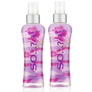 SO...?  SWEET PEA Body Mist Parfum Spray 100 ml 2er Pack