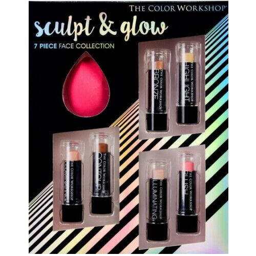 SCULPT & GLOW FACE Make-up Collection 7 teiliges Super SET (e11)