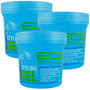 Eco Styler SPORT Professional Haar Styling Gel Maximum Halt 473ml 3er Pack