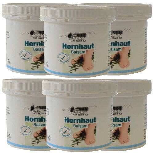 Hornhaut Balsam Urea Hornhautentfernung Pullach Hof Fußpflege Fuß creme 250ml 6x