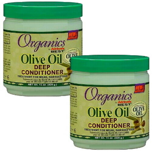 Africa's Best Originals Extra Virgin Oliven Öl Deep Conditioner /Spülung 426g 2x