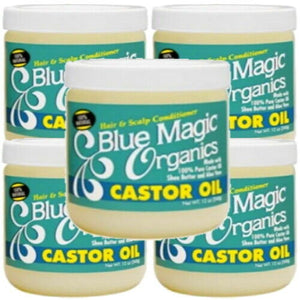 Blue Magic Original Castor Oil Hair & Scalp Haar Kopfhaut Conditioner 340g 5x