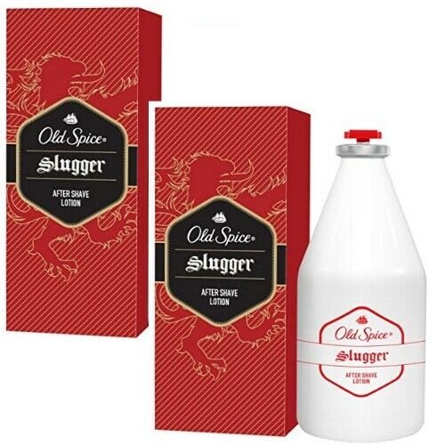 Old Spice SLUGGER After Shave Lotion 100ml pack of 2