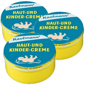 KAUFMANN`S Haut u. Kindercreme Kinder Hautpflege Creme 250 ml 3er Pack