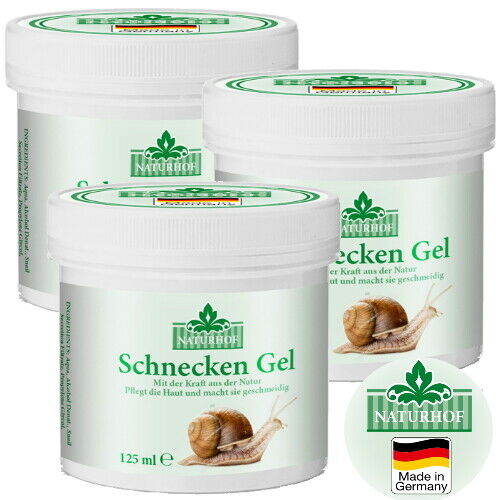 Schnecken Gel Balsam aufbauendes Haufpflege Naturhof 125ml 3er Pack