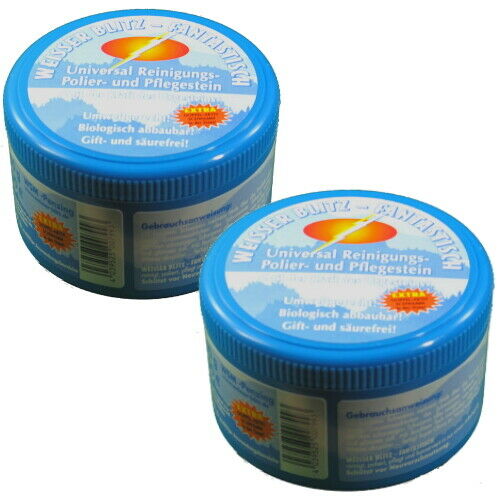 Weisser Blitz Fantastisch Polier & Putzstein Universal Reiniger Giftfrei 300g 2x