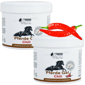 Pferde Balsam Chili Gel Pferdegel Pferdesalbe kühlend und wärmend 250ml 2er Pack