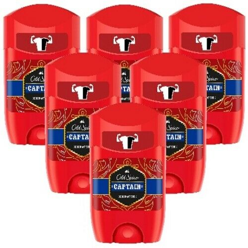 Old Spice CAPTAIN Deodorant Stick - Deostick 50ml 6er Pack