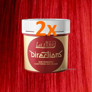 LaRiche Directions Haarfarbe Poppy Red Direktziehende Haartönung 88ml 2er P.