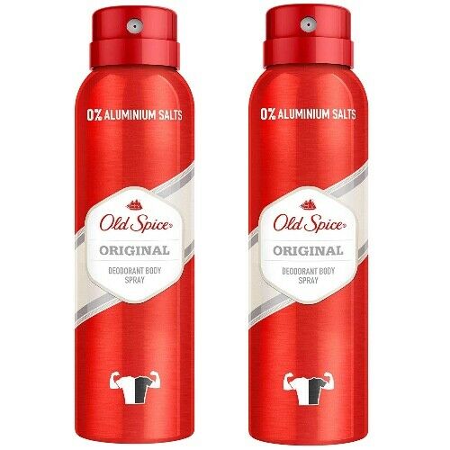 Old Spice Original Deodorant Deo Body Spray 150 ml 2er Pack