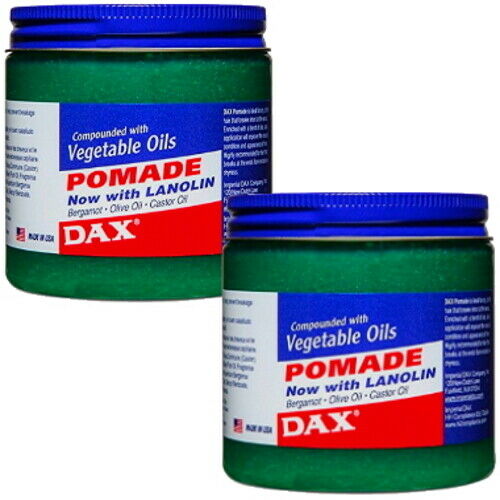 DAX Haar Pomade mit Oliven und Black Castor Öl Original aus USA 397g 2er Pack