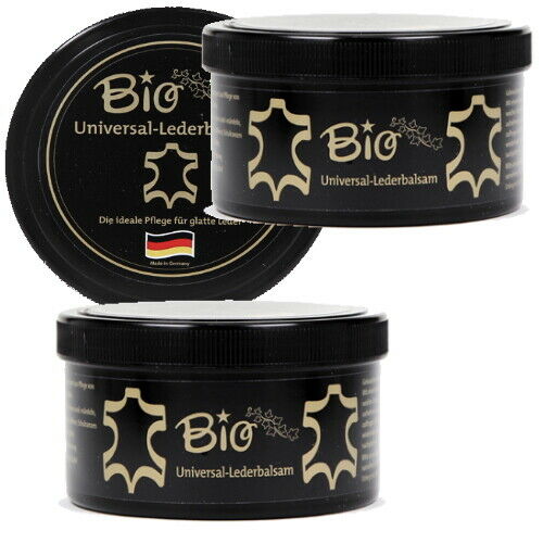 BIO Lederbalsam Universal Lederpflege mit echtem Bienenwachs 250ml (s) 2er Pack