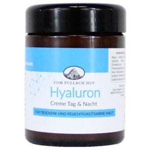 Hyaluron Creme Tag & Nacht vom Pullach Hof Feuchtigkeitscreme Anti Aging 100ml