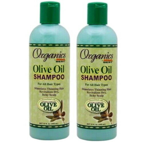 Africa's Best Originals Extra Virgin Oliven Öl Shampoo 355 ml 2er Pack