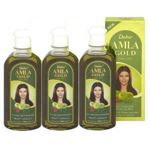 Dabur Amla GOLD Haar öl Indische Stachelbeere Ayurvedisches Hair oil 200ml 3er P
