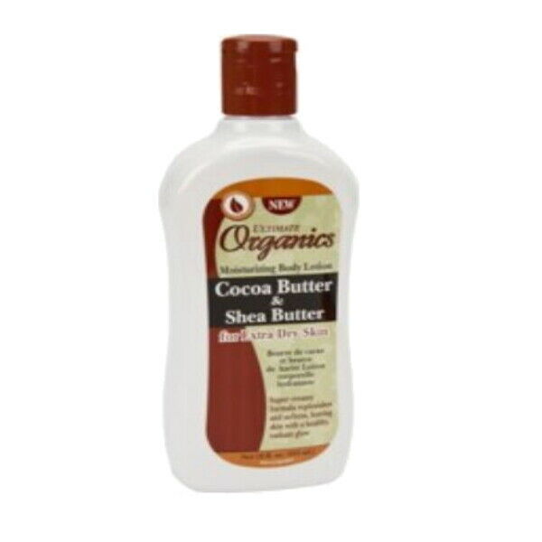 Ultimate Organics Kakao & Shea Butter Body Lotion für extrem trockene Haut 355ml