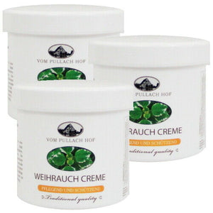 Weihrauch Creme Körpercreme mit natürlichem Weihrauchöl vom Pullach Hof 250ml 3x