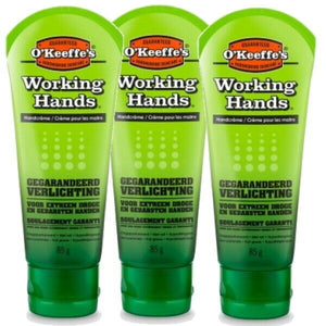 O'Keeffe's Working Hands extrem trockene, rissige und spröde Haut TUBE 85g  3x