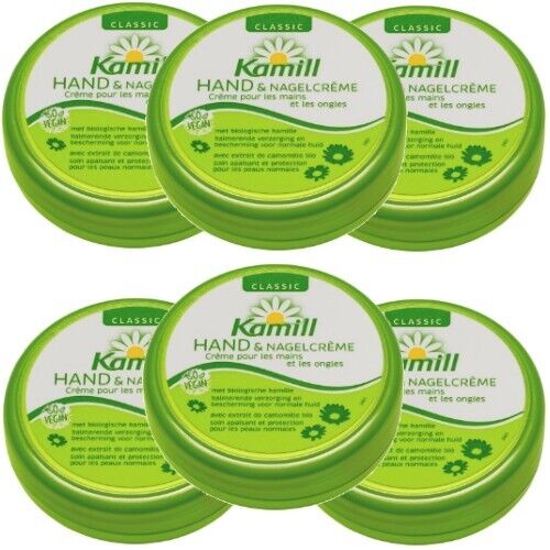 Kamill Hand & Nagelcreme Classic Pflege trockene Hände Handcreme 20ml POT 6er P