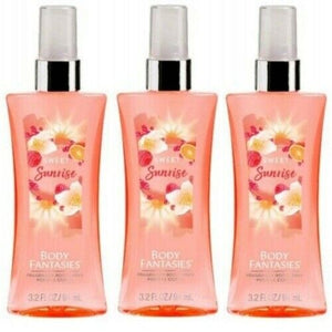 Body Fantasies Sweet SUNRISE Parfum Body Spray 94 ml WoW 3er Pack