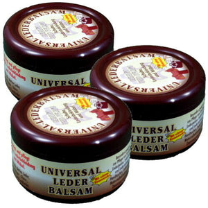 Lederbalsam Universal Lederpflege mit echtem Bienenwachs 250ml (br) 3er Pack