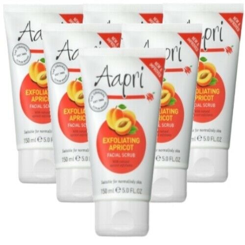 Aapri Exfoliating Apricot Face Gesicht Peel Scrub Gesichtspeeling 150ml 6er Pack