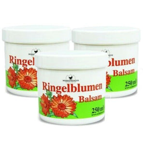 Ringelblumen Pflege Creme Balsam Hautpflege Handcreme Lippencreme 250ml 3er Pack