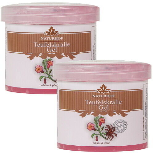 Teufelskralle Gel Feuchtigkeitscreme Schützt und Pflegt vom Naturhof 250ml 2er Pack