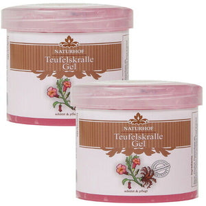 Teufelskralle Gel Feuchtigkeitscreme Schützt und Pflegt vom Naturhof 250ml 2er Pack