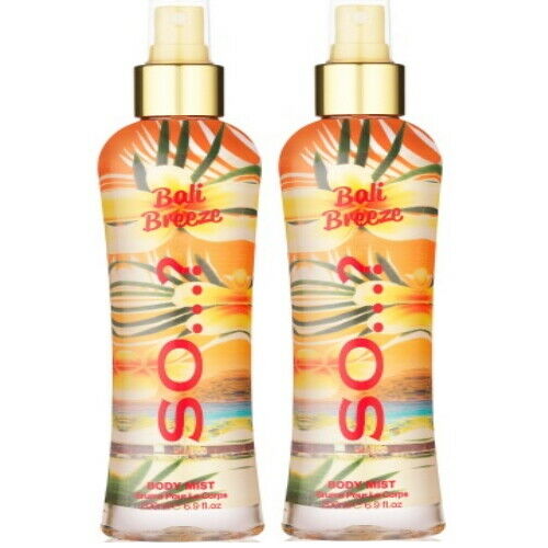 SO...? BALI BREEZE Body Mist Perfume Spray 200 ml Tropical Breeze WoW Pack of 2