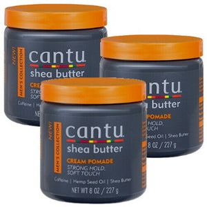 Cantu Shea Butter Pomade Men Collection Haar Styling Cream 227g 3er Pack