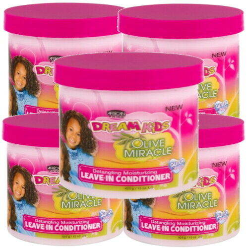 African Pride Dream Kids Olive Miracle Detangling Leave in Conditioner 425g 5x