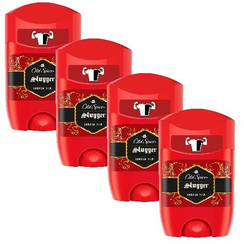Old Spice SLUGGER Deodorant Stick -Deostick 50ml pack of 4