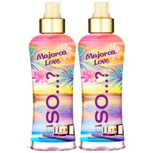 SO...?  MAJORCA LOVE Body Mist Parfum Spray 200 ml WoW 2er Pack