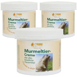 Murmeltier Creme Qualität Vom Pullach Hof 250ml Wohltuend- Made in Allgäu - 3er