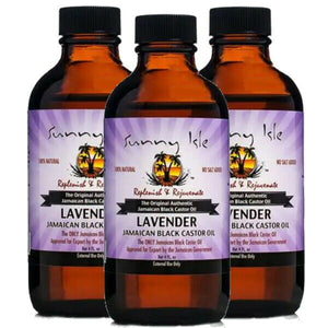 Sunny Isle Lavender Jamaican Black Castor Oil schwarze Rizinusöl 118ml 3er Pack