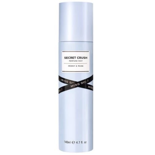 MISS SO...? SECRET CRUSH Peony &amp; Musk Body Mist Body Perfume Spray 140 ml 